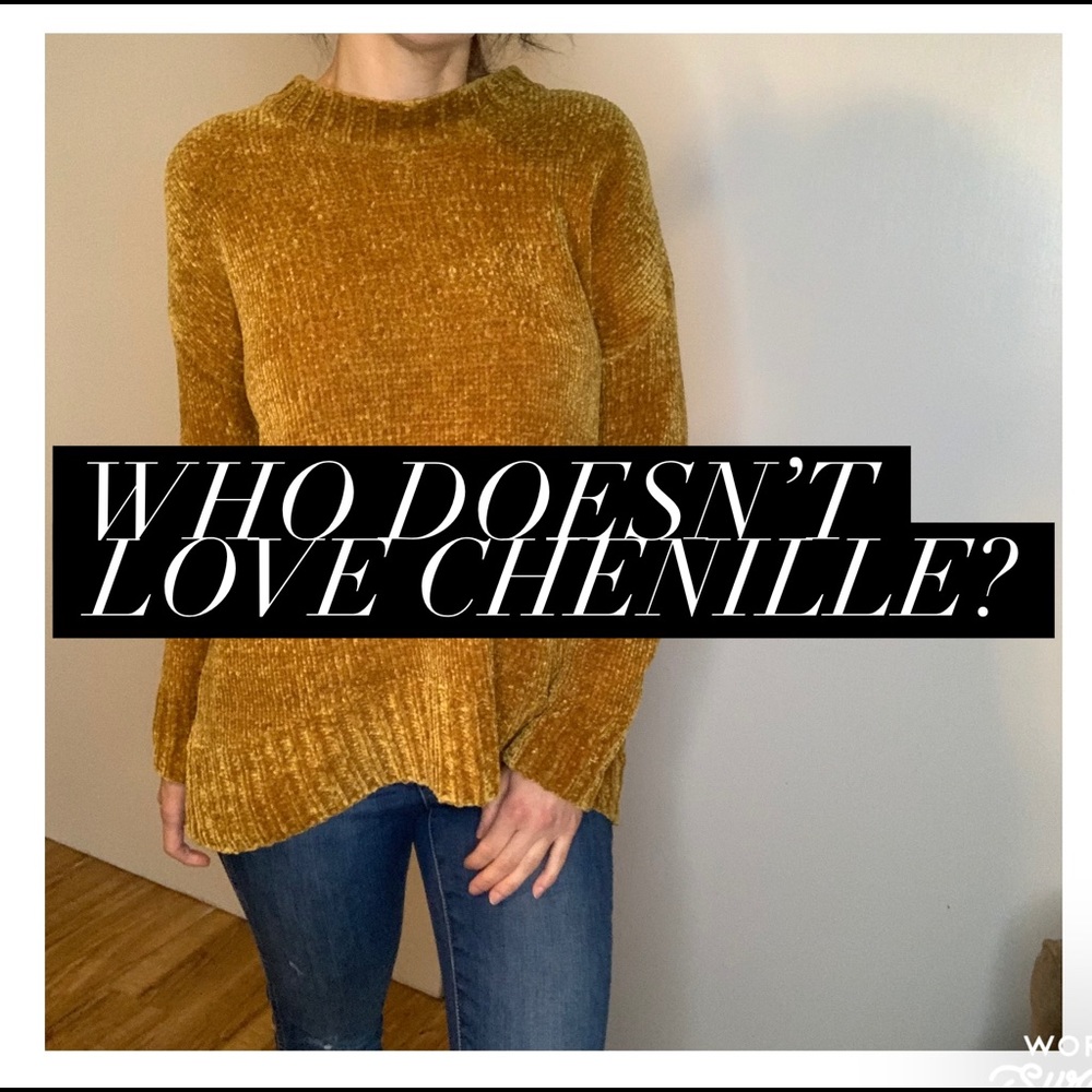 Chenille sweater from Philosophy